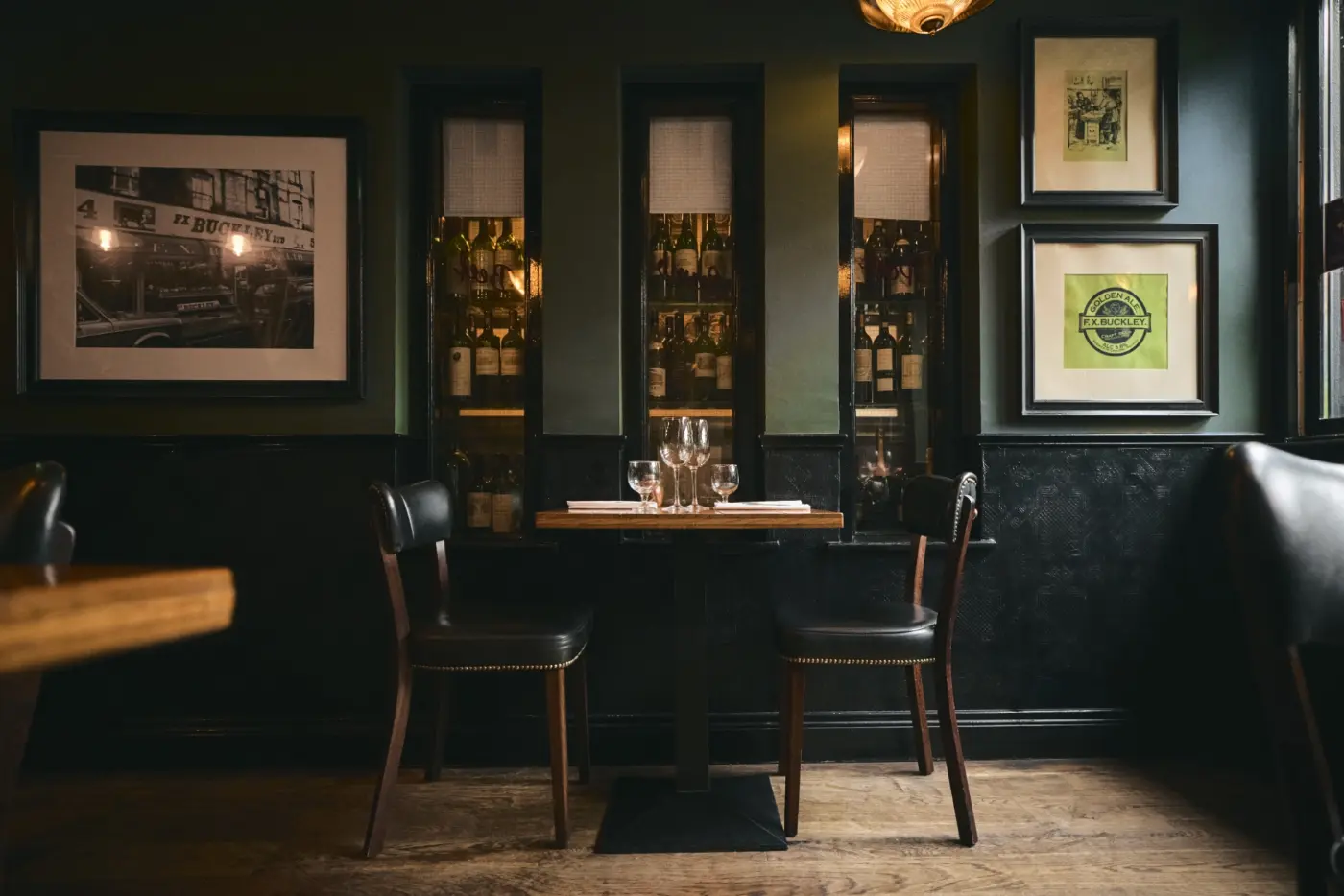 F.X. Buckley Pembroke Street dining room