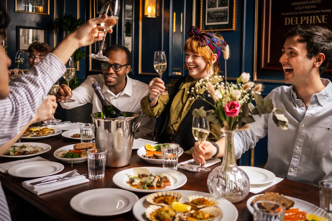 Hawksmoor Dublin dining room