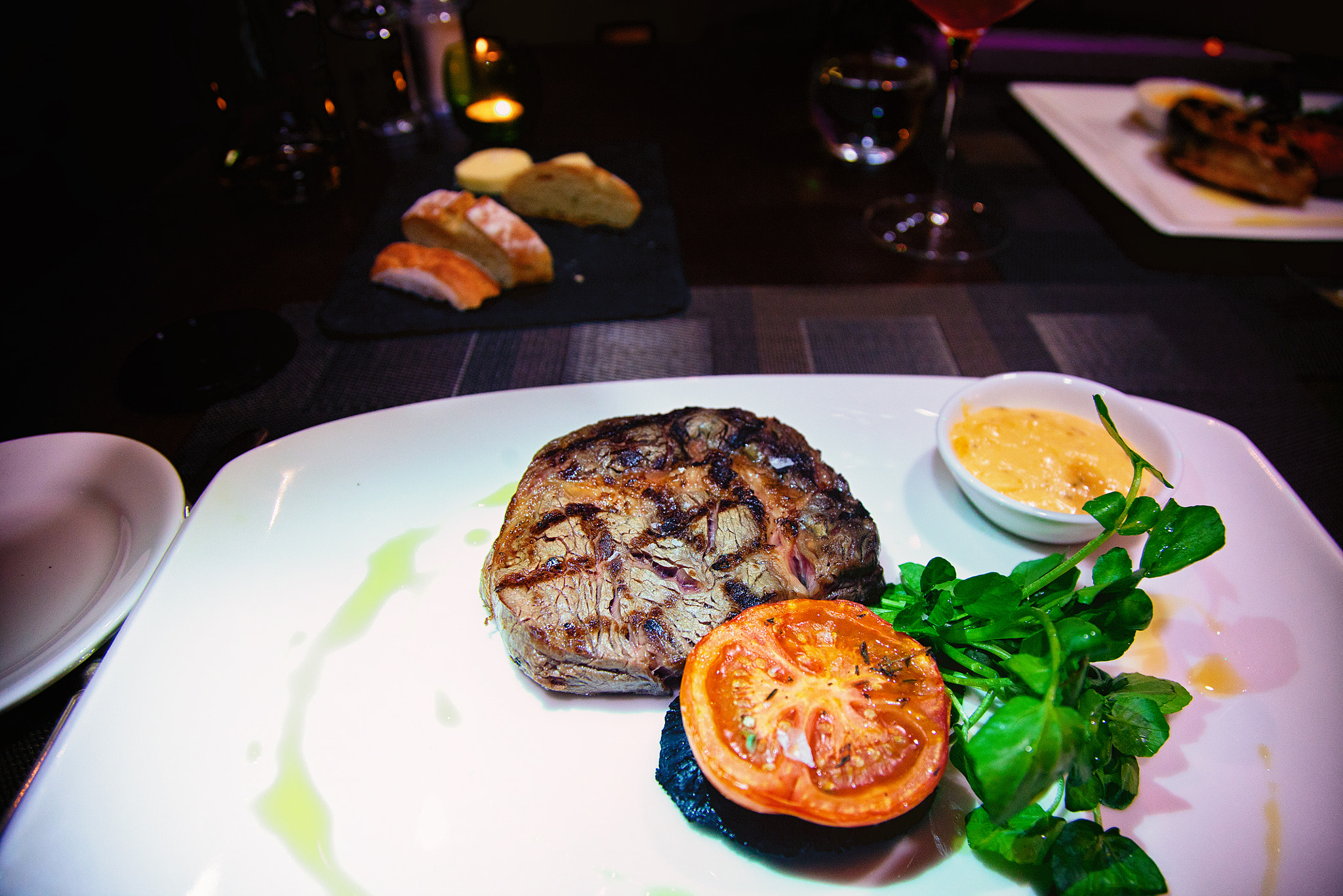 Ribeye steak, well marbled with a rich cap of fat